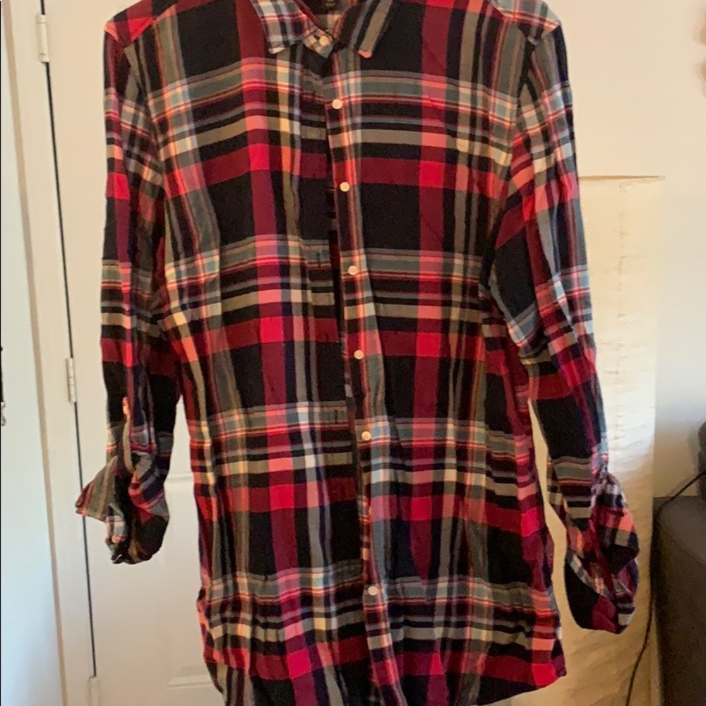 Tommy Hilfiger plaid flannel